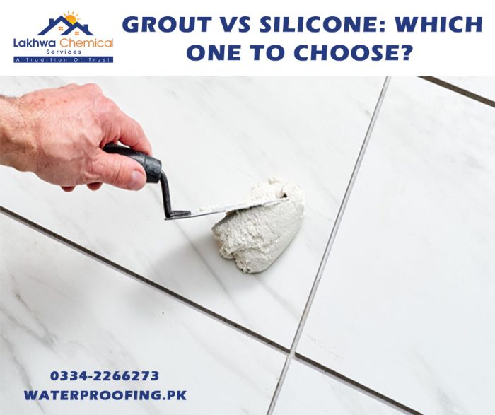 GROUT VS SILICONE WHICH ONE TO CHOOSE
