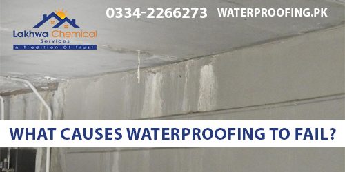 WHAT CAUSES WATERPROOFING TO FAIL Waterproofing fail