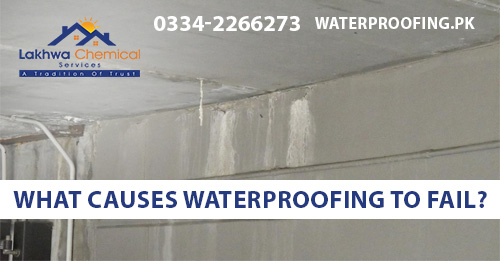 WHAT CAUSES WATERPROOFING TO FAIL Waterproofing fail