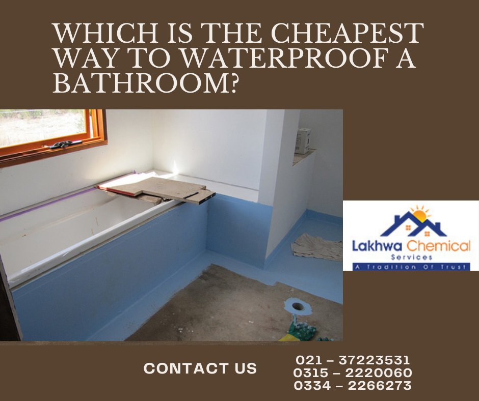 waterproof a bathroom