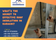 roof insulation karachi