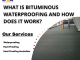 bituminous waterproofing