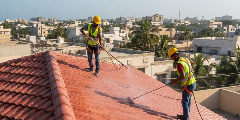 roof tiles waterproofing