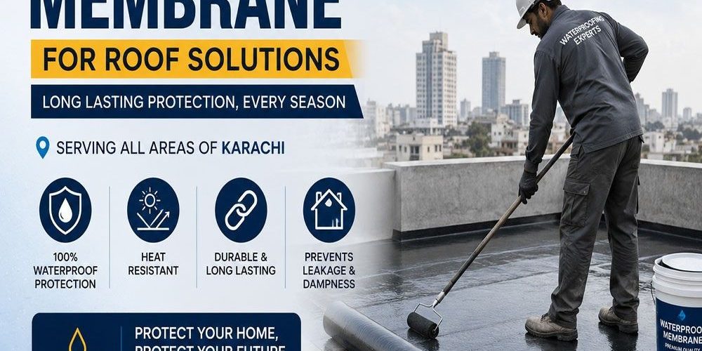 Professional Waterproof Membrane for Roof Solutions in Karachi waterproof membrane for roof