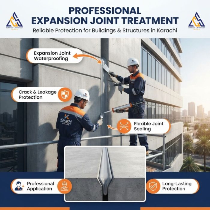 Professional Expansion Joint Treatment Services in Karachi Expansion Joint Treatment Services Karachi
