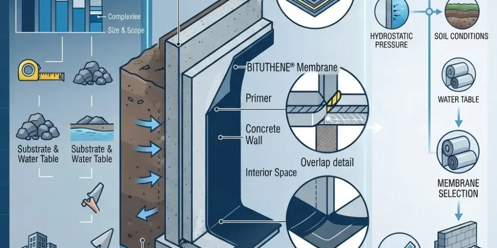 bituthene waterproofing
