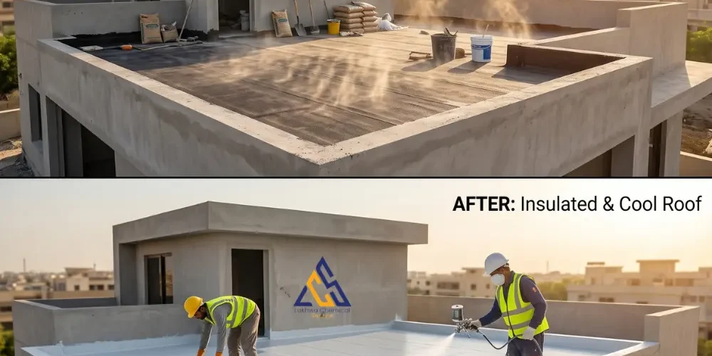 heat proofing ka kharcha