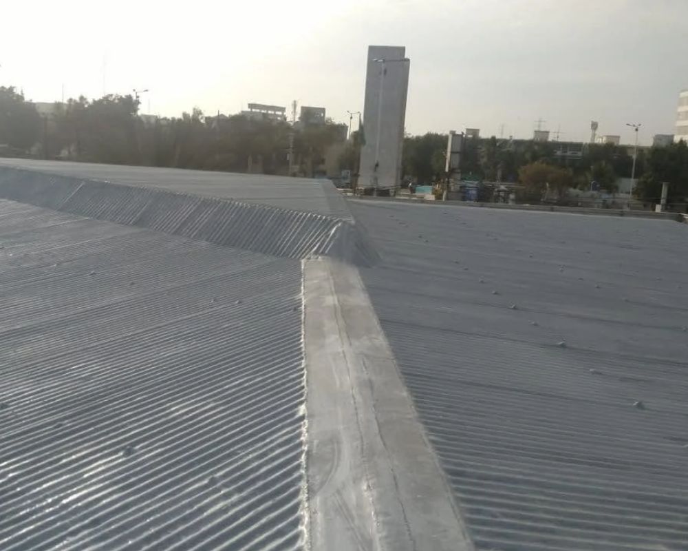 G.I. and Steel Corrugated Sheet Waterproofing